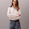 Monogram Fleece Quarter Zip Sweatshirt Monogram Fleece Quarter Zip Sweatshirt