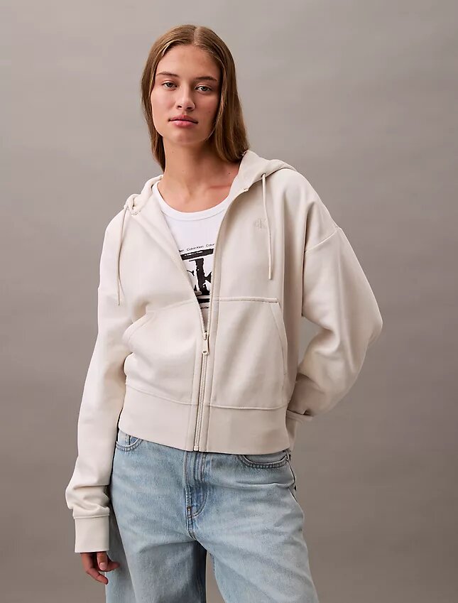 Monogram Fleece Zip Hoodie Monogram Fleece Zip Hoodie