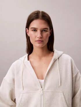 Monogram Fleece Zip Hoodie