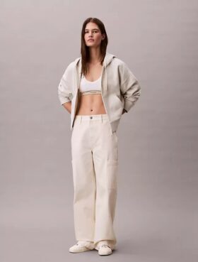 Monogram Fleece Zip Hoodie
