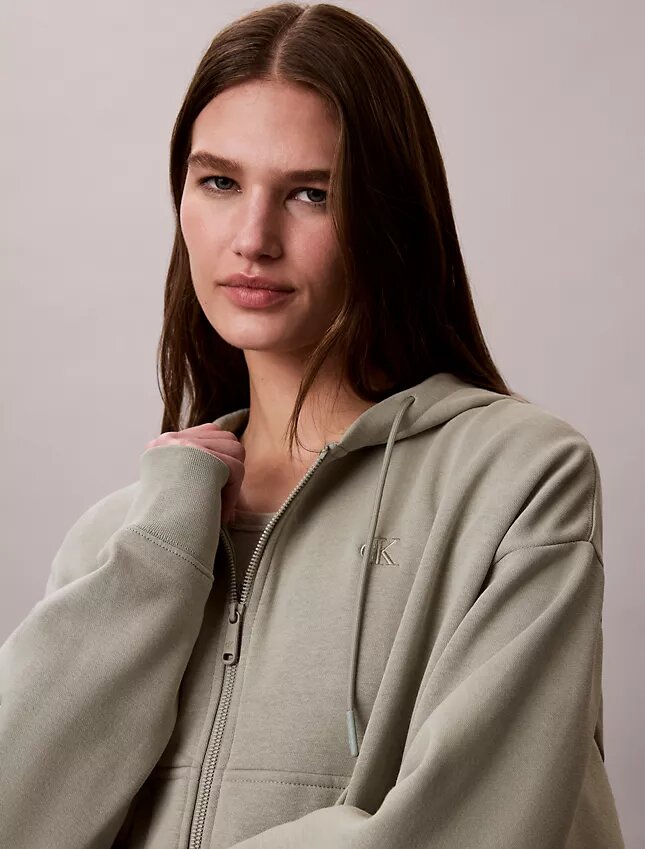 Monogram Fleece Zip Hoodie Monogram Fleece Zip Hoodie