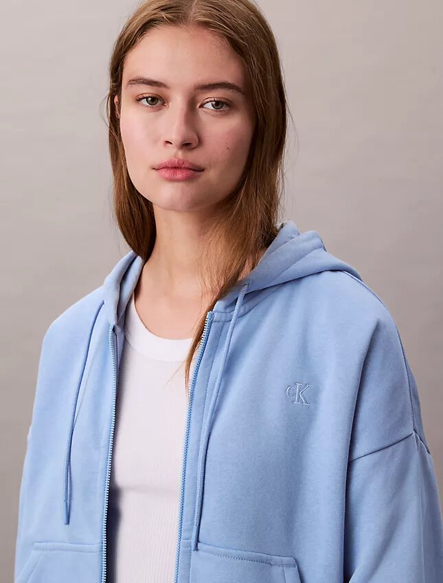 Monogram Fleece Zip Hoodie Monogram Fleece Zip Hoodie