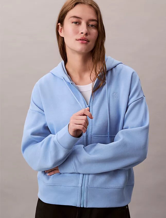 Monogram Fleece Zip Hoodie Monogram Fleece Zip Hoodie