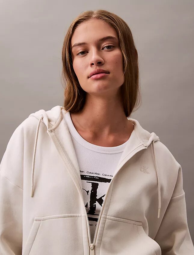 Monogram Fleece Zip Hoodie Monogram Fleece Zip Hoodie