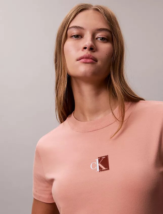 Monogram Logo Block Crewneck T-Shirt Monogram Logo Block Crewneck T-Shirt