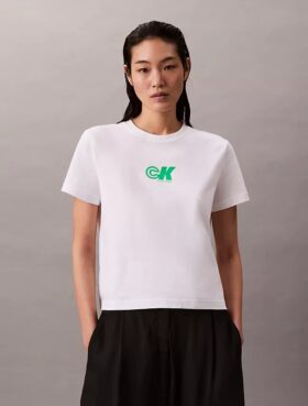Monogram Logo Graphic Slim T-Shirt