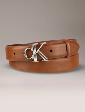 Monogram Logo Plaque Belt Monogram Logo Plaque Belt