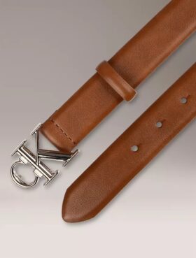 Monogram Logo Plaque Belt Monogram Logo Plaque Belt