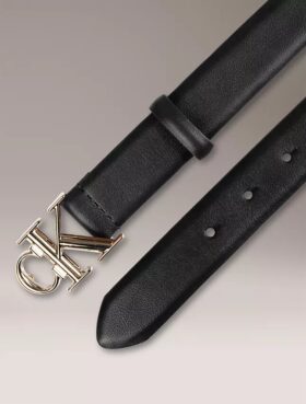 Monogram Logo Plaque Belt