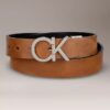 Monogram Logo Plaque Reversible Belt Monogram Logo Plaque Reversible Belt