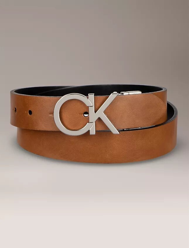 Monogram Logo Plaque Reversible Belt Monogram Logo Plaque Reversible Belt