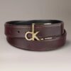 Monogram Logo Plaque Reversible Belt
