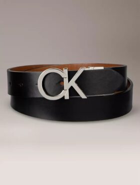 Monogram Logo Plaque Reversible Belt Monogram Logo Plaque Reversible Belt