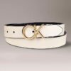 Monogram Logo Plaque Reversible Belt Monogram Logo Plaque Reversible Belt