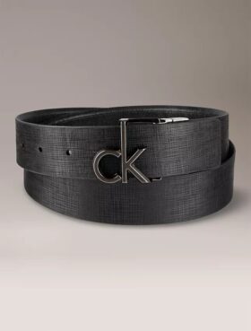 Monogram Logo Plaque Reversible Belt Monogram Logo Plaque Reversible Belt