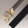 Monogram Logo Plaque Reversible Belt