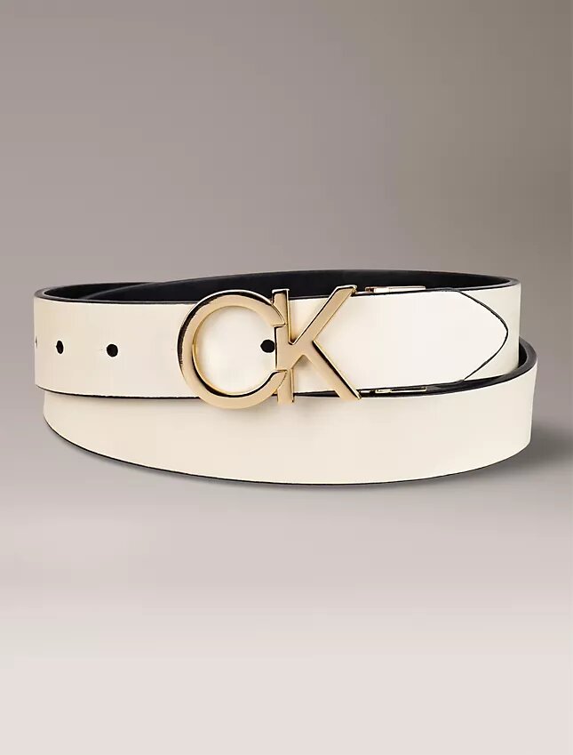 Monogram Logo Plaque Reversible Belt Monogram Logo Plaque Reversible Belt