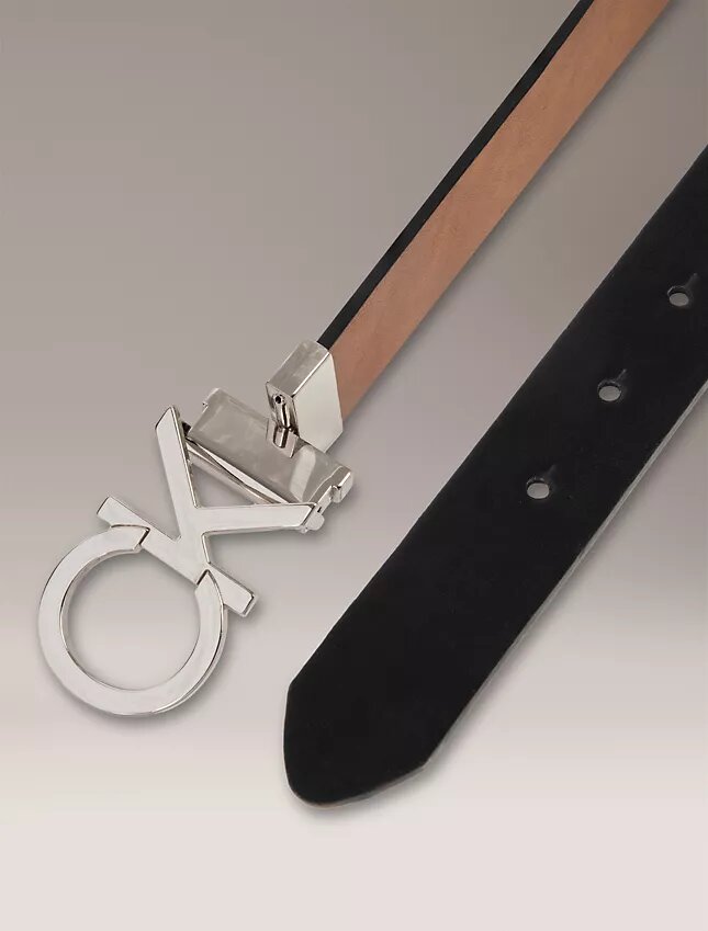 Monogram Logo Plaque Reversible Belt Monogram Logo Plaque Reversible Belt