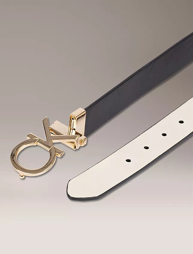 Monogram Logo Plaque Reversible Belt Monogram Logo Plaque Reversible Belt