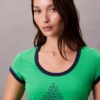 Monogram Logo Shape Graphic Slim T-Shirt Monogram Logo Shape Graphic Slim T-Shirt