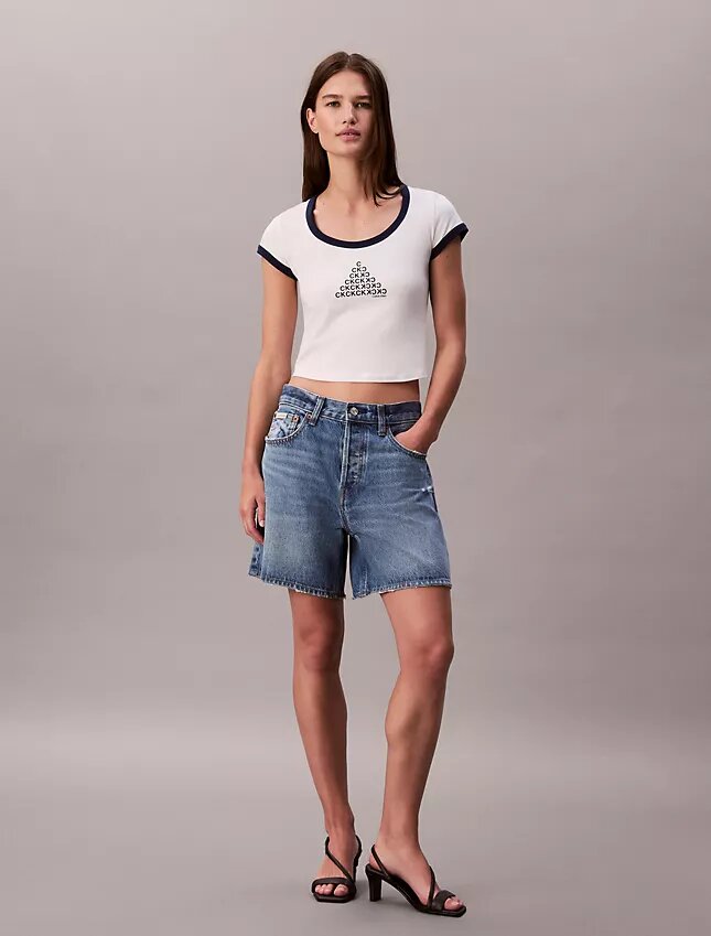 Monogram Logo Shape Graphic Slim T-Shirt Monogram Logo Shape Graphic Slim T-Shirt