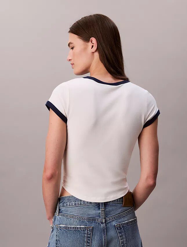 Monogram Logo Shape Graphic Slim T-Shirt Monogram Logo Shape Graphic Slim T-Shirt