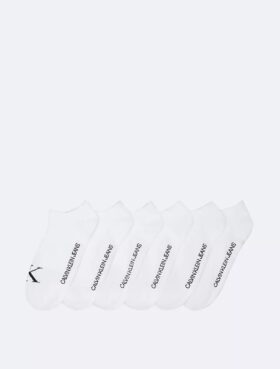 Monogram No Show 6-Pack Socks
