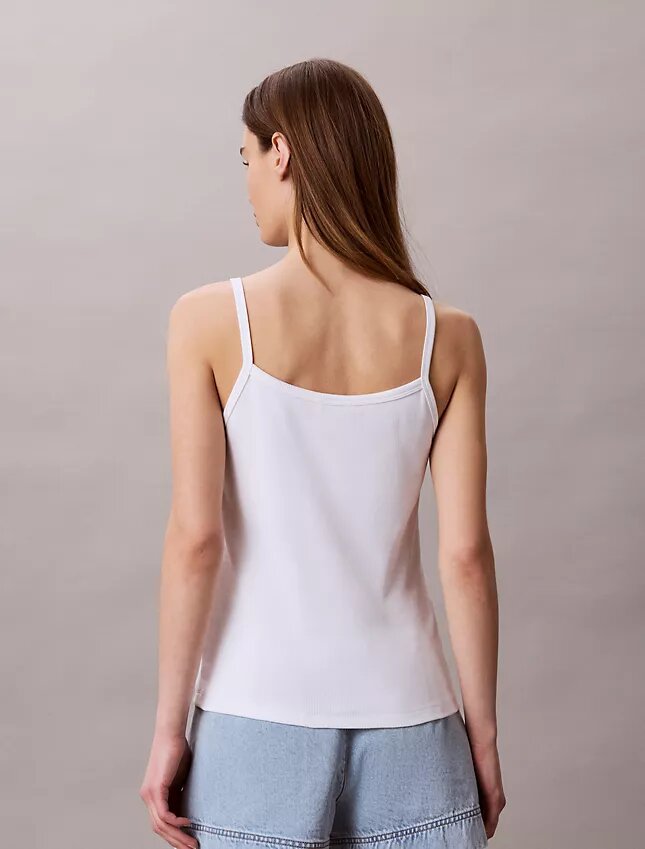 Monogram Ribbed Tank Top Monogram Ribbed Tank Top