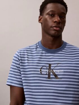Monogram Stripe Relaxed T-Shirt