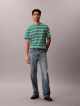 Monogram Stripe Relaxed T-Shirt