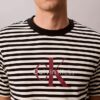Monogram Stripe Relaxed T-Shirt