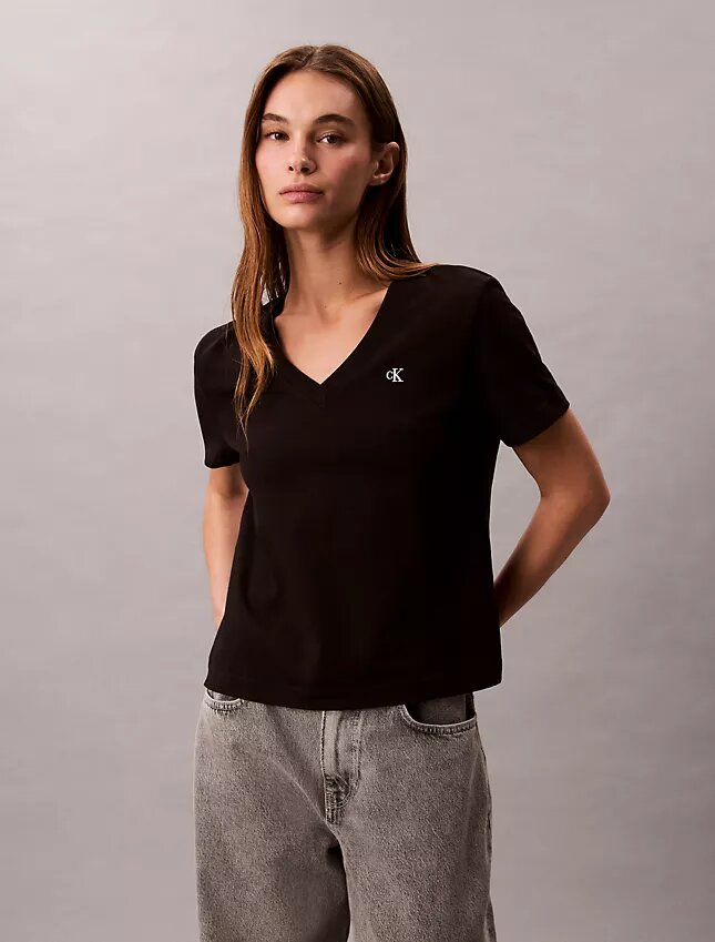 Monogram V-Neck T-Shirt Monogram V-Neck T-Shirt