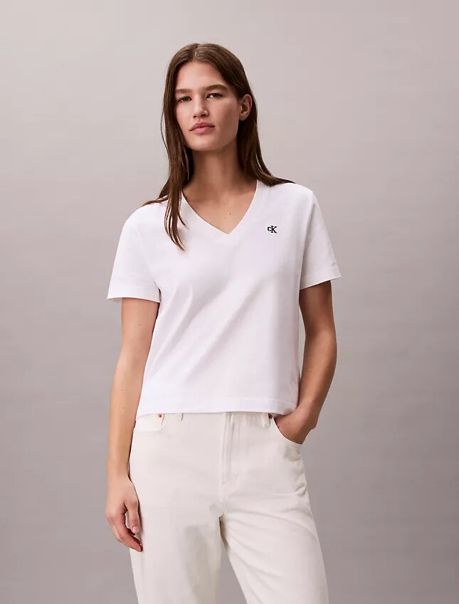 Monogram V-Neck T-Shirt Monogram V-Neck T-Shirt