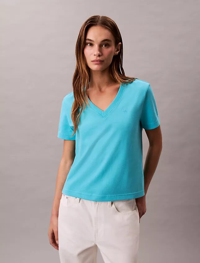 Monogram V-Neck T-Shirt Monogram V-Neck T-Shirt