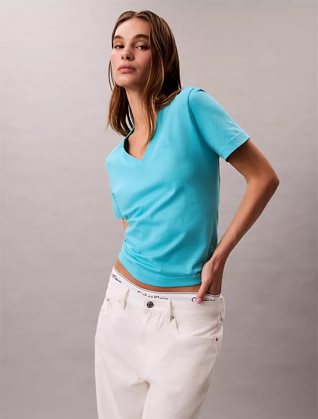 Monogram V-Neck T-Shirt Monogram V-Neck T-Shirt
