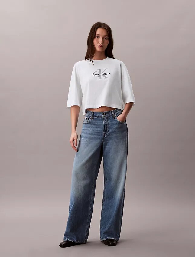 Monologo Cropped Boxy T-Shirt Monologo Cropped Boxy T-Shirt