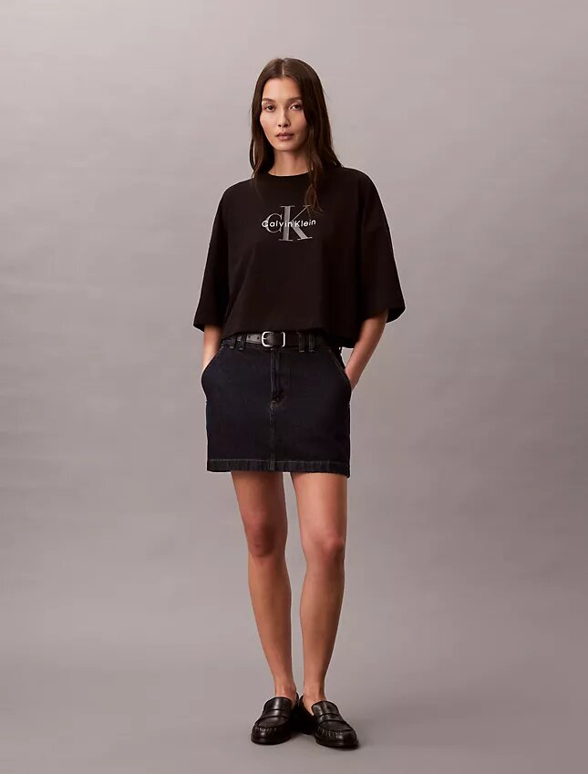 Monologo Cropped Boxy T-Shirt Monologo Cropped Boxy T-Shirt