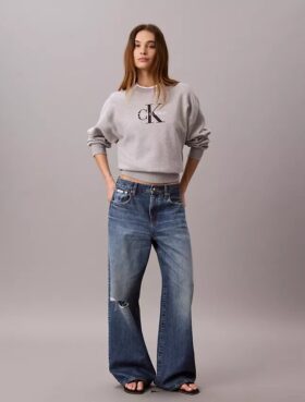 Monologo Fleece Relaxed Sweatshirt