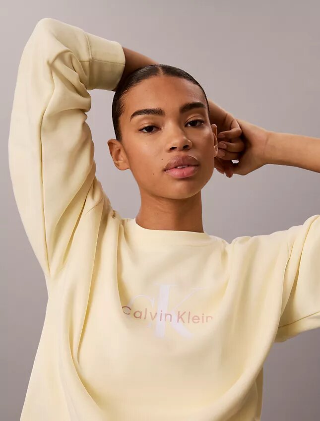 Monologo Fleece Relaxed Sweatshirt Monologo Fleece Relaxed Sweatshirt