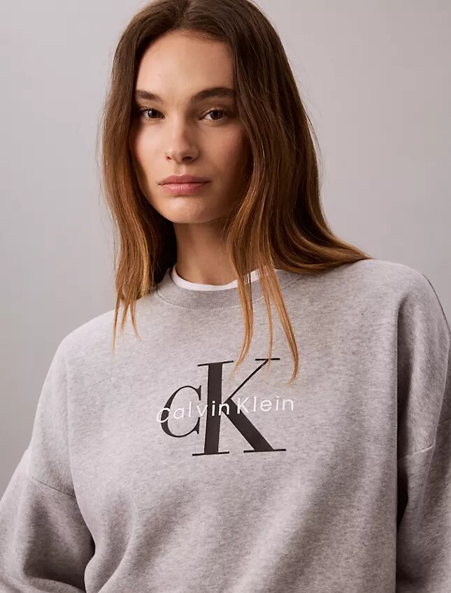 Monologo Fleece Relaxed Sweatshirt Monologo Fleece Relaxed Sweatshirt