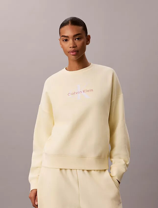 Monologo Fleece Relaxed Sweatshirt Monologo Fleece Relaxed Sweatshirt
