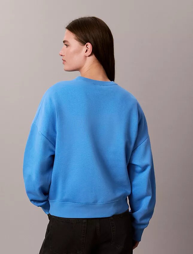 Monologo Fleece Relaxed Sweatshirt Monologo Fleece Relaxed Sweatshirt