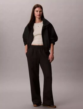 Monologo Fleece Wide Leg Sweatpants
