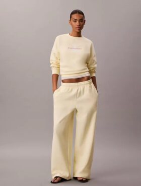 Monologo Fleece Wide Leg Sweatpants