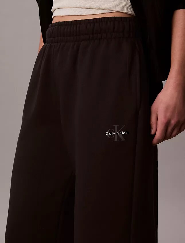 Monologo Fleece Wide Leg Sweatpants Monologo Fleece Wide Leg Sweatpants