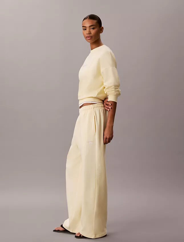 Monologo Fleece Wide Leg Sweatpants Monologo Fleece Wide Leg Sweatpants