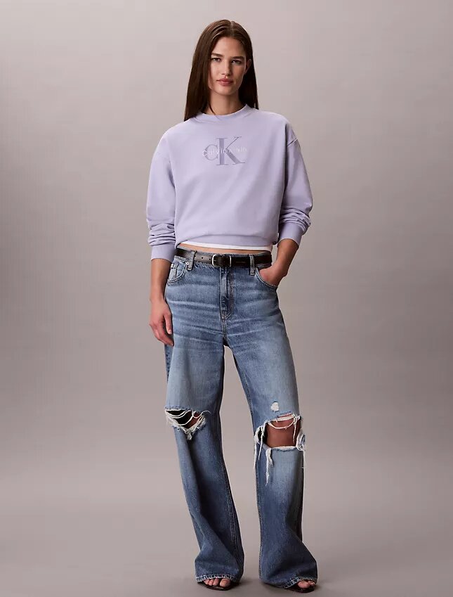 Monologo French Terry Relaxed Sweatshirt Monologo French Terry Relaxed Sweatshirt