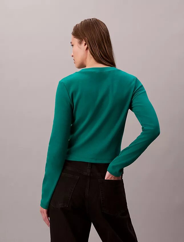 Monologo Long Sleeve Baby Tee Monologo Long Sleeve Baby Tee