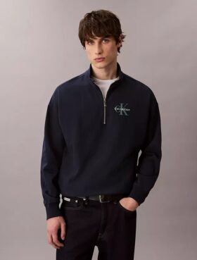 Monologo Premium Terry Quarter Zip Sweatshirt