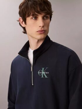 Monologo Premium Terry Quarter Zip Sweatshirt